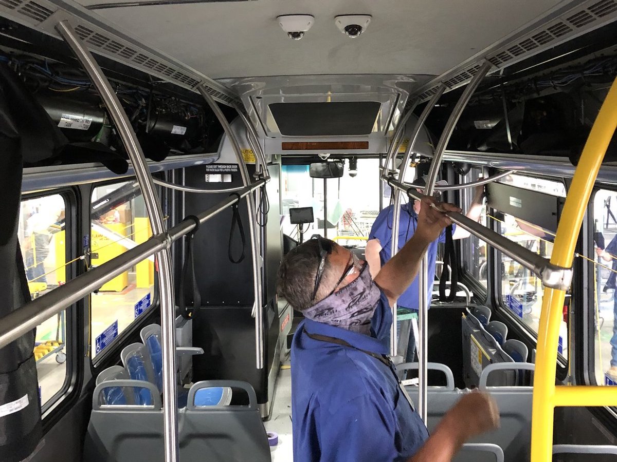 Change is in the air for bus safety  - NFI Group adapted quickly during the pandemic to offer options to keep buses or coaches safe. Photo: NFI Group